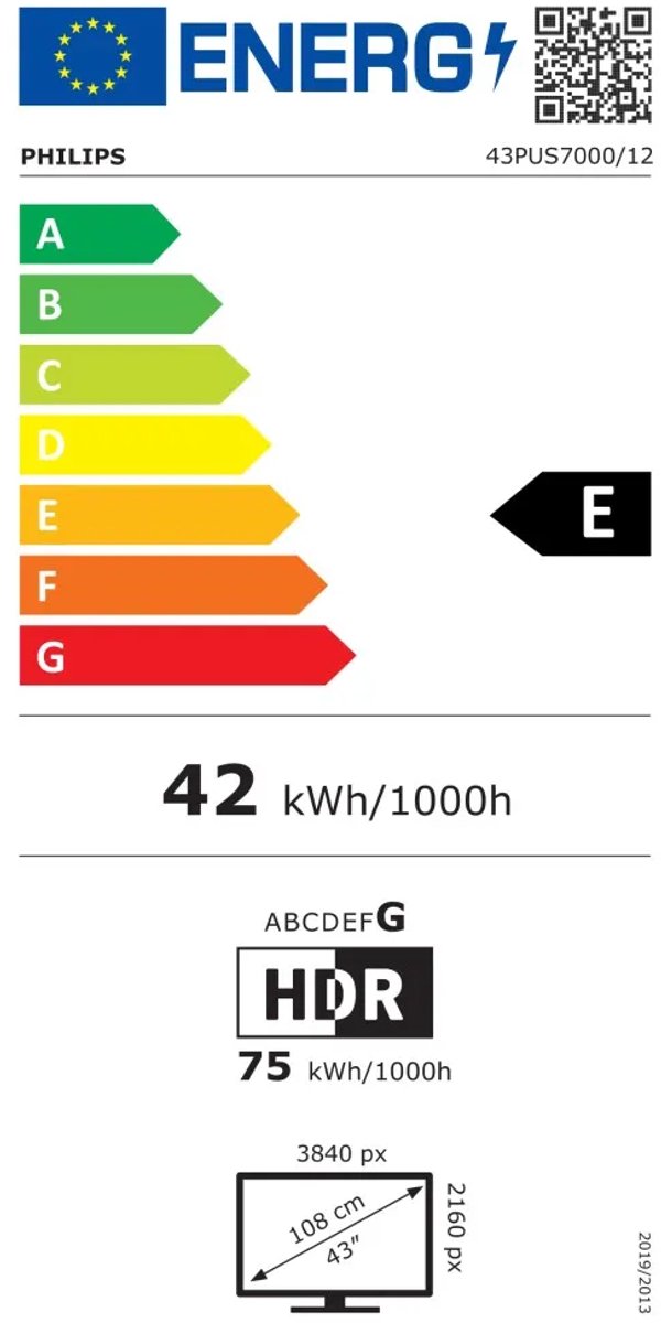 Philips 43PUS7000/12 - 43 inch - 4K LED - 2025