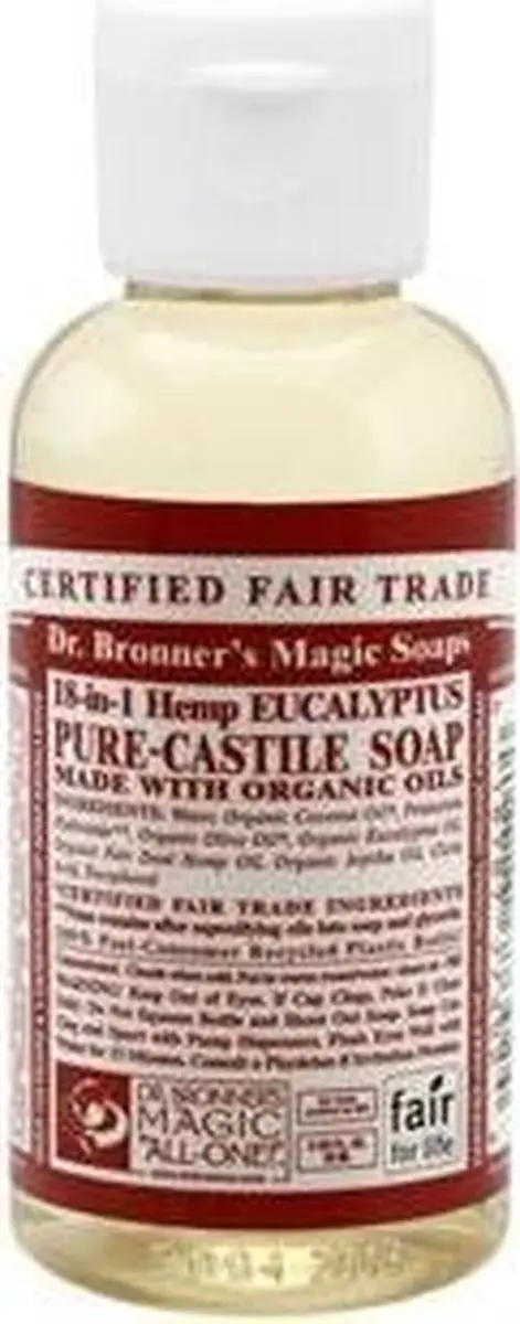 Dr. Bronner's Eucalyptus Vloeibare Zeep 60ml