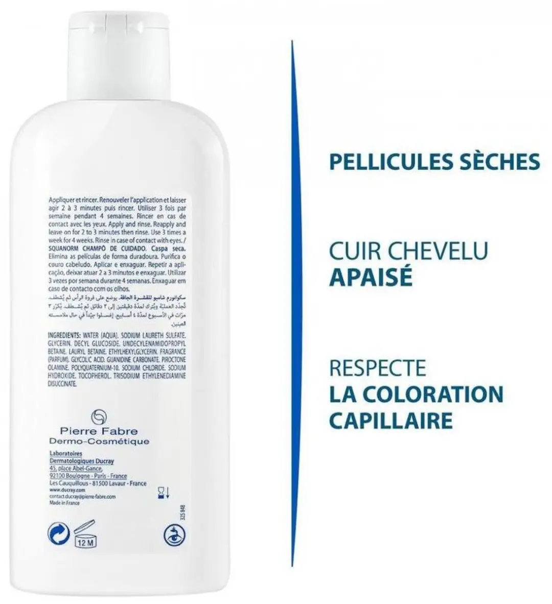 Ducray Squanorm Antipelliculaire Shampoo 200ml