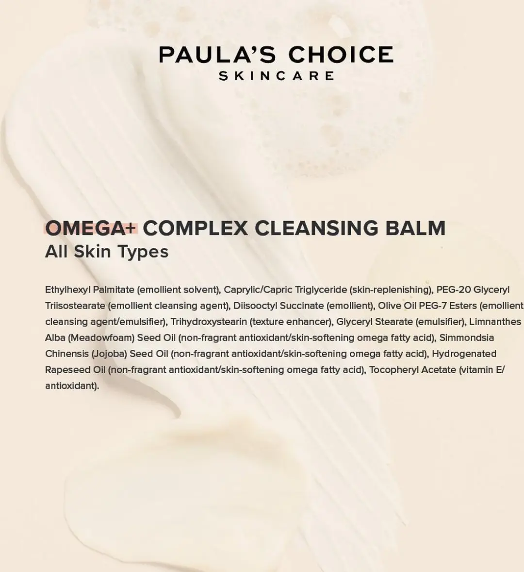 Paula's Choice Omega+ Complex Reinigingsbalsem 103ml - afbeelding 6 van 6