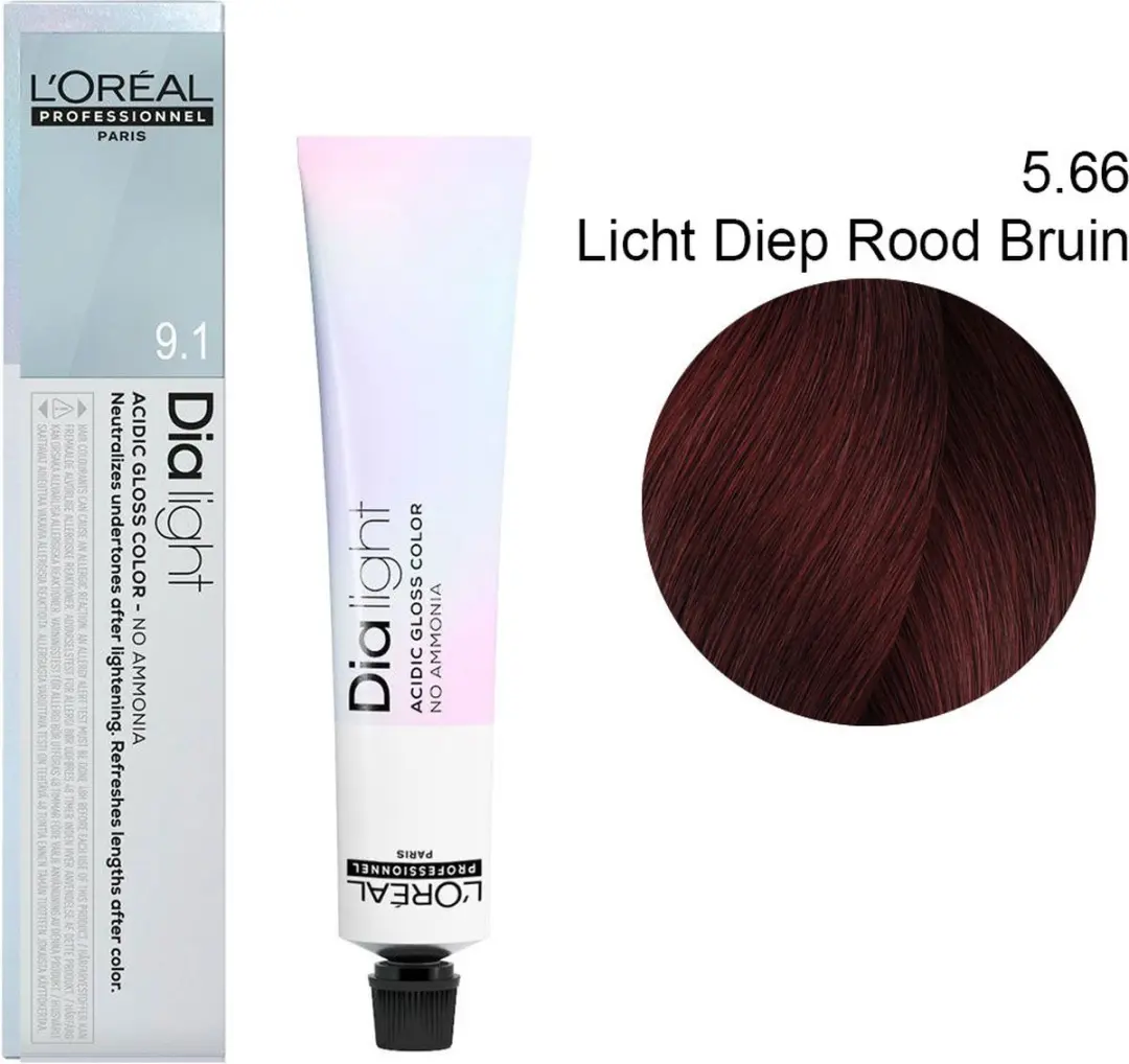 L'Oréal Professionnel Dia Light Haarverf 50ml - Kleur 5.66