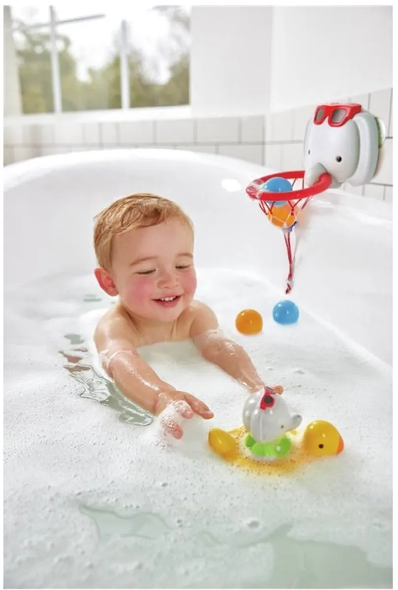Hape Spin Splash 'n' Swim Olifant E0222 - Veelkleurig