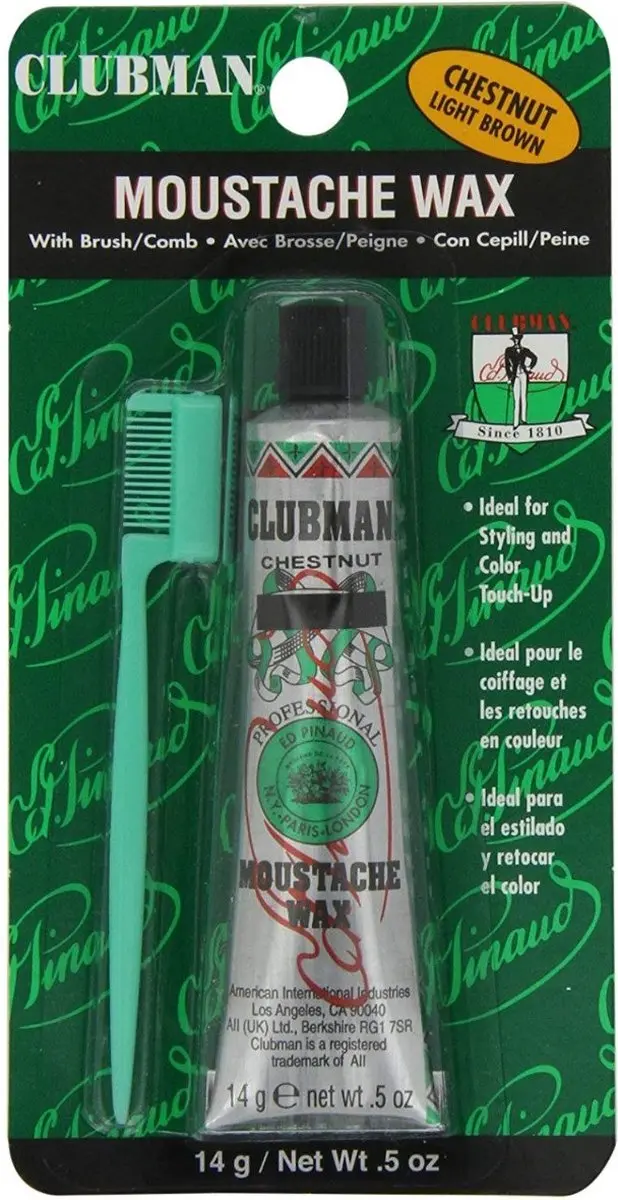 Clubman Pinaud Snorwax Lichtbruin 15ml