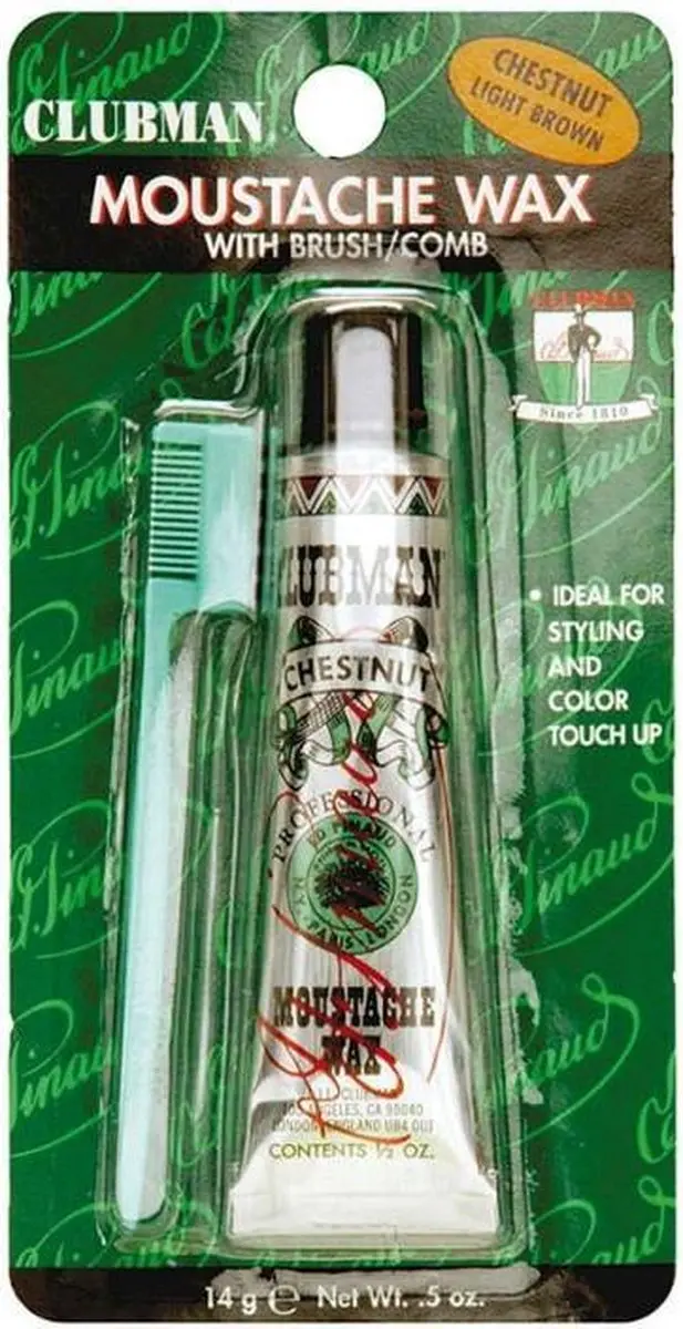 Clubman Pinaud Snorwax Lichtbruin 15ml