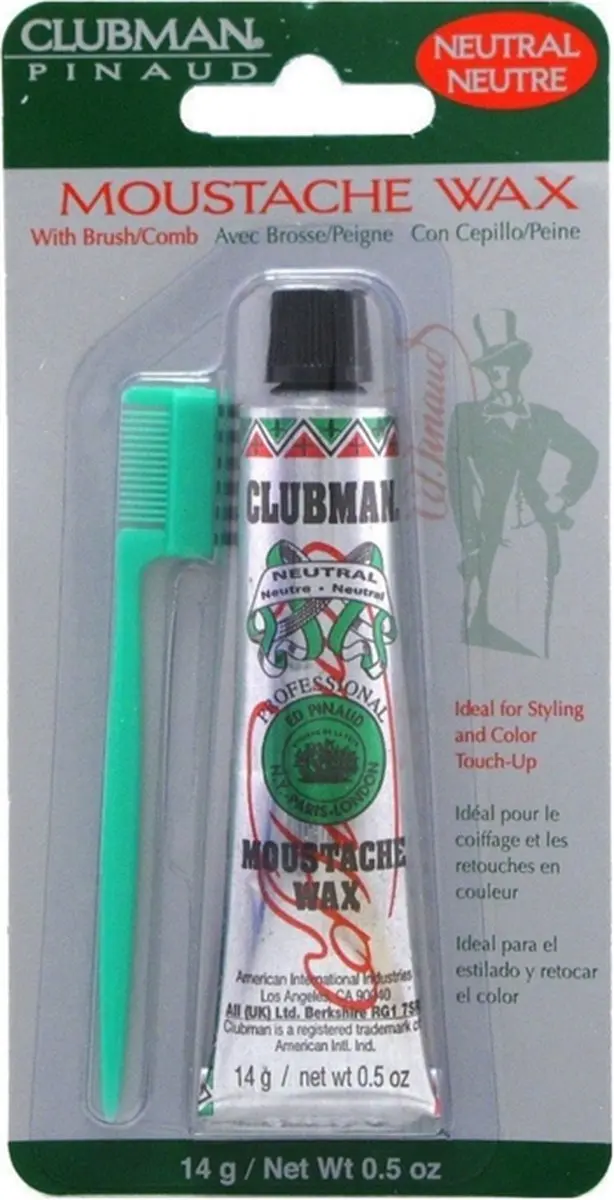 Clubman Pinaud Snorwax Lichtbruin 15ml