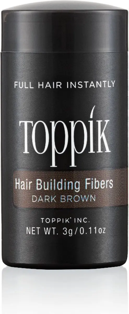 Toppik Hair Building Fibers Donkerbruin 3g