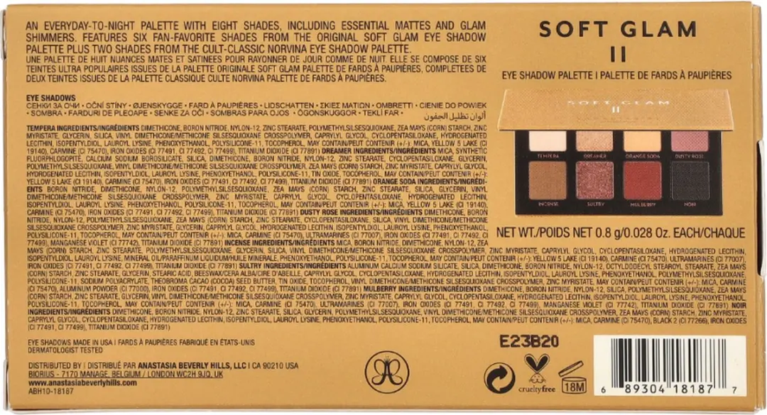Anastasia Beverly Hills Soft Glam II Mini Oogschaduw - 1g