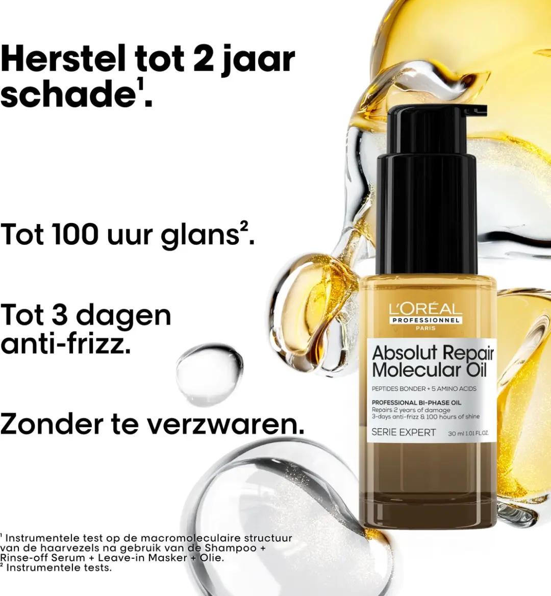 L'Oréal Professionnel Absolut Repair Molecular Bi-Phase Haarolie 30ml