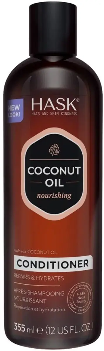 Hask Conditioner Monoi Coconut Oil Nourishing 355ml