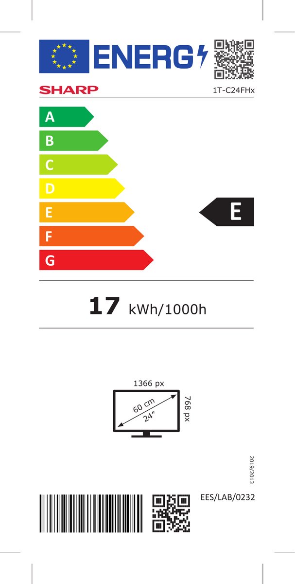 Sharp 24FH2 - 24 inch - HD-Ready - Smart TV
