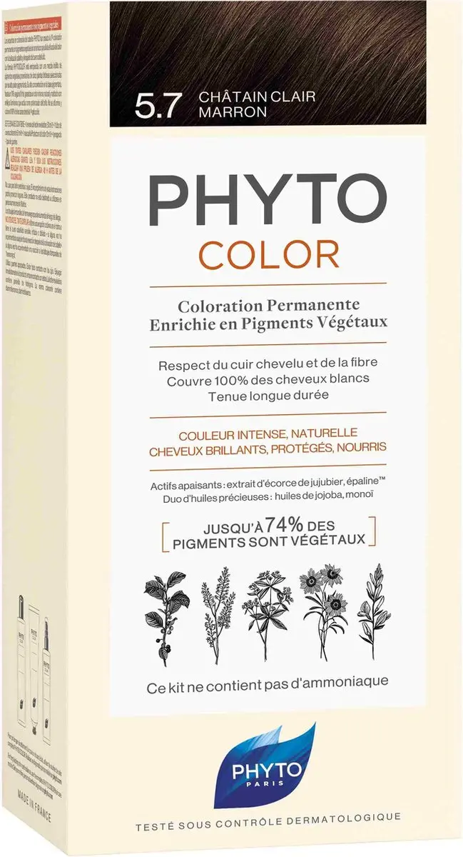 Phyto PhytoColor 5.7-castaño Permanent Haarkleurcrème 112ml