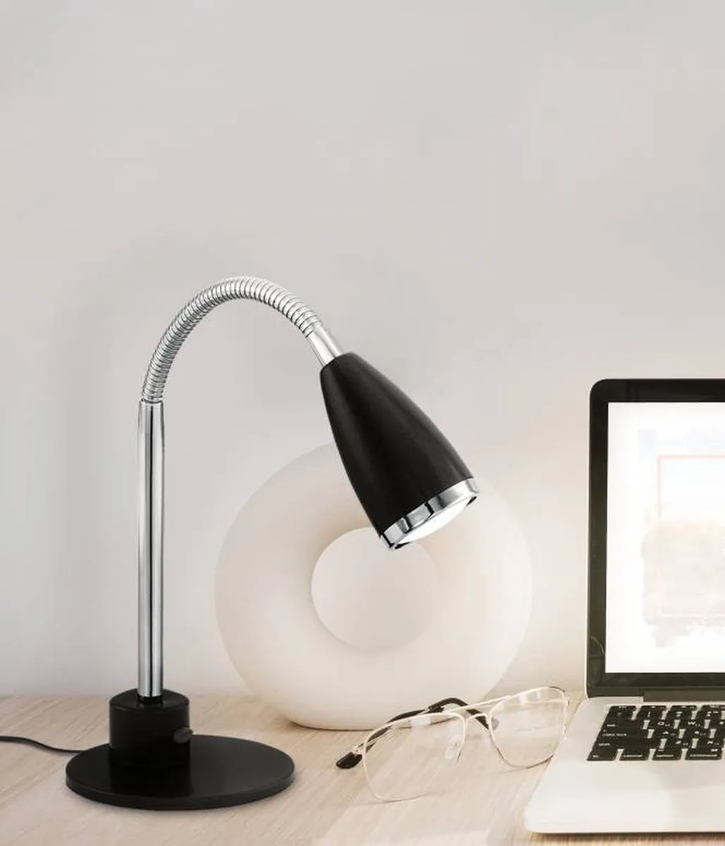 Eglo Fox Tafellamp GU10 - 32cm - Antraciet - afbeelding 6 van 6