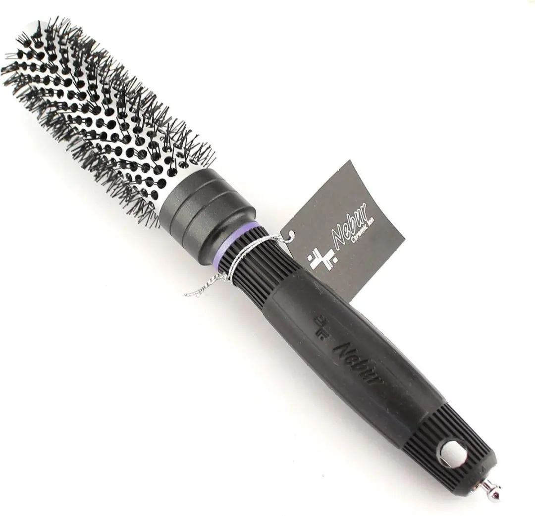 Nebur Round Ceramic Ionic Brush 25mm