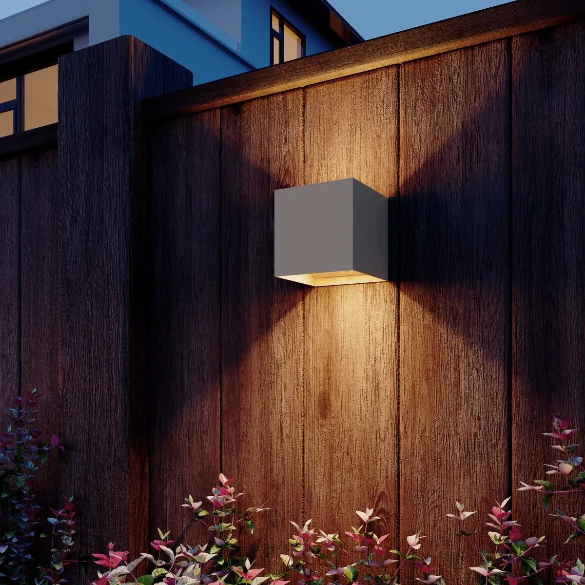 Calex Volterra Oplaadbare Wandlamp Kubus - Zand