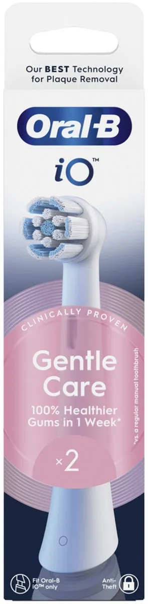 Oral-B iO Gentle Care Opzetborstels 2 Stuks - Wit