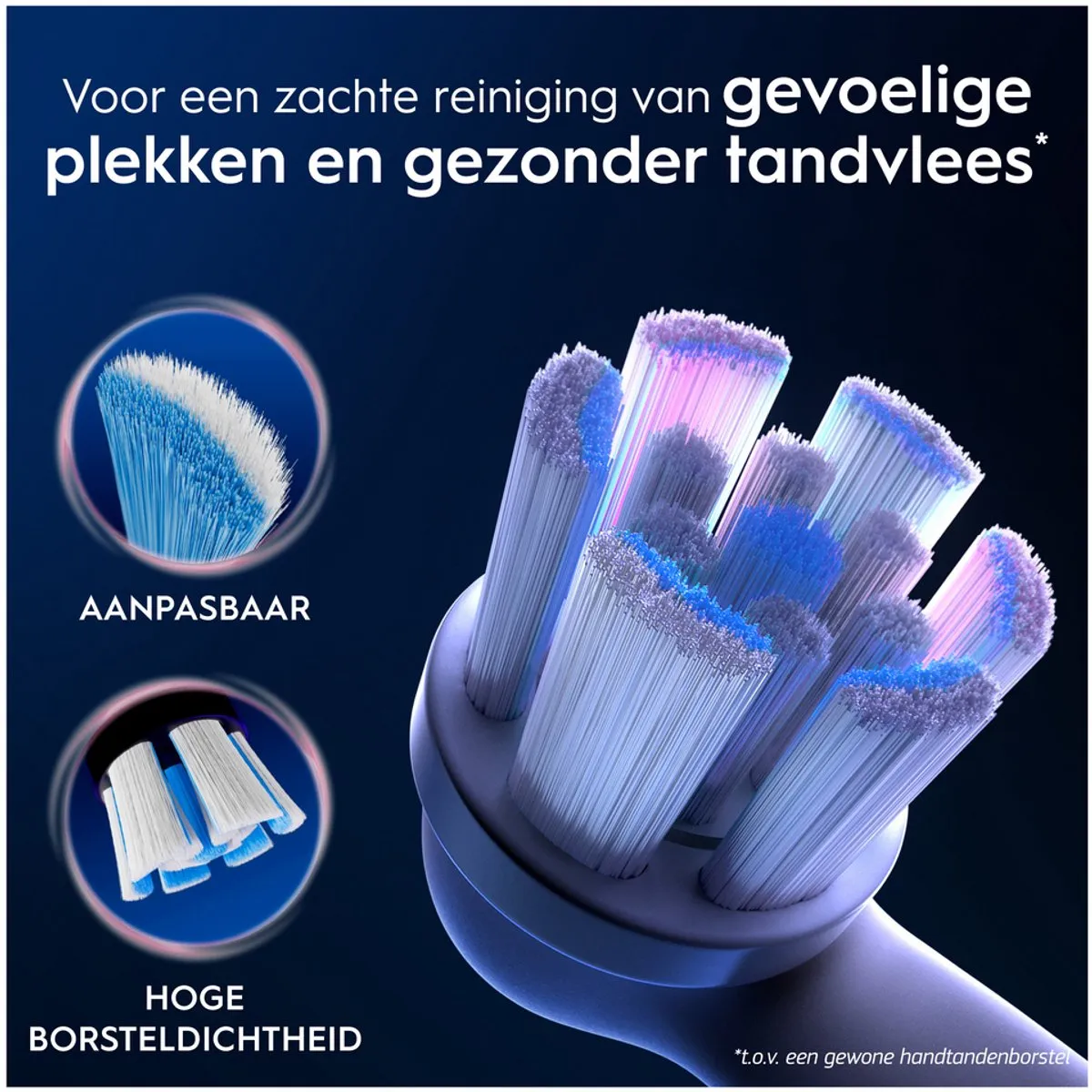 Oral-B iO Gentle Care Opzetborstels 2 Stuks - Wit