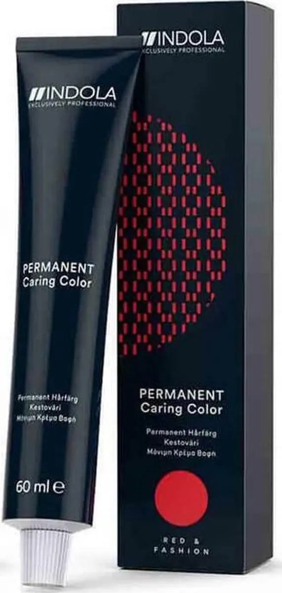 Indola Profession Permanent Caring Color 6.77x 60ml - Rood