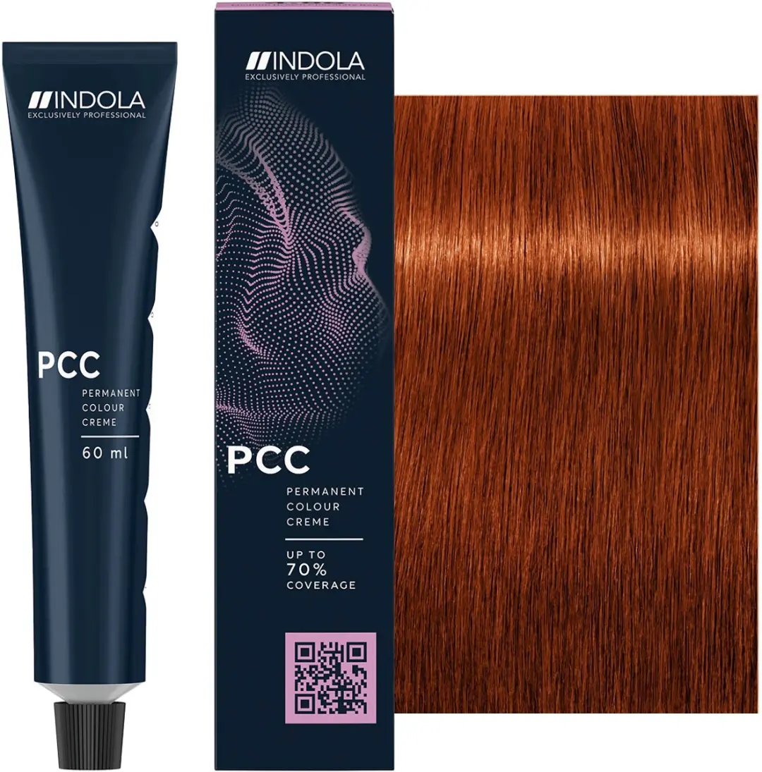Indola Profession Permanent Caring Color 6.44 60ml - Zwart