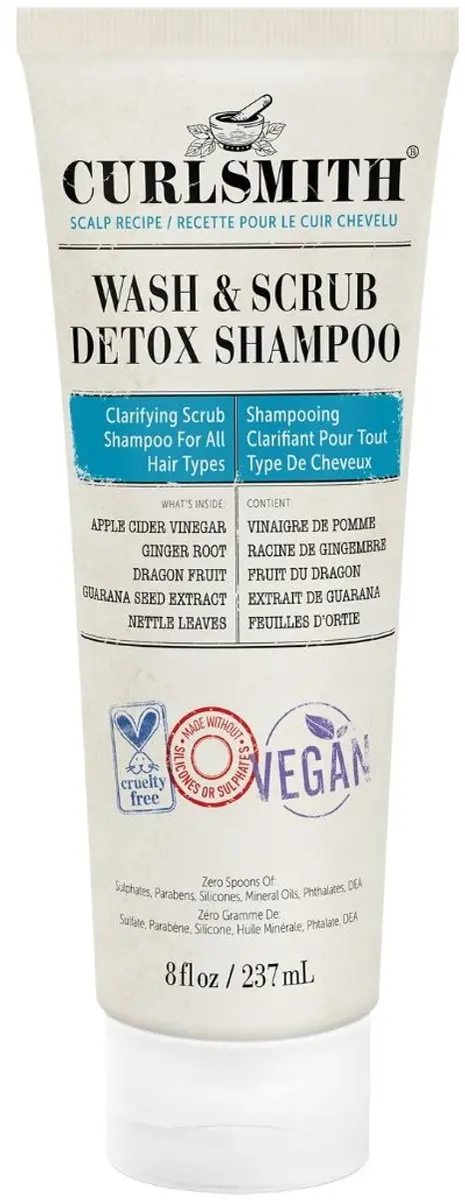 Curlsmith Wash Scrub Detox Shampoo 237ml