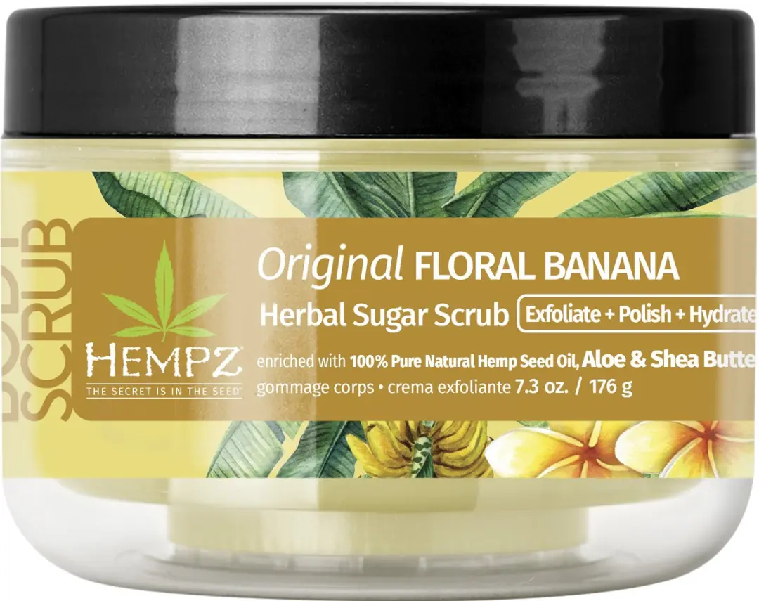 Hempz Original Floral Banana Herbal Sugar Scrub 176g