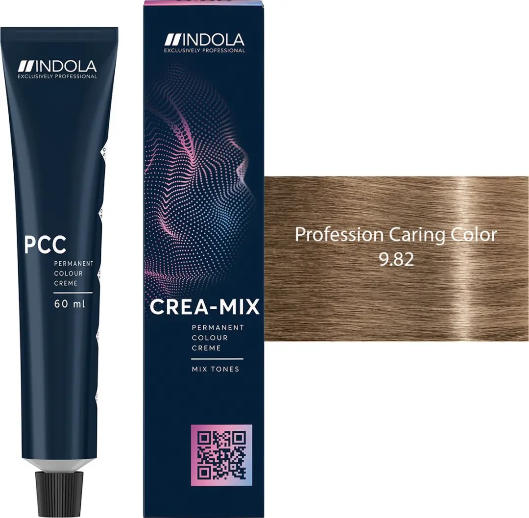 Indola Profession Caring Color 9.82 60ml - Permanent Zwart