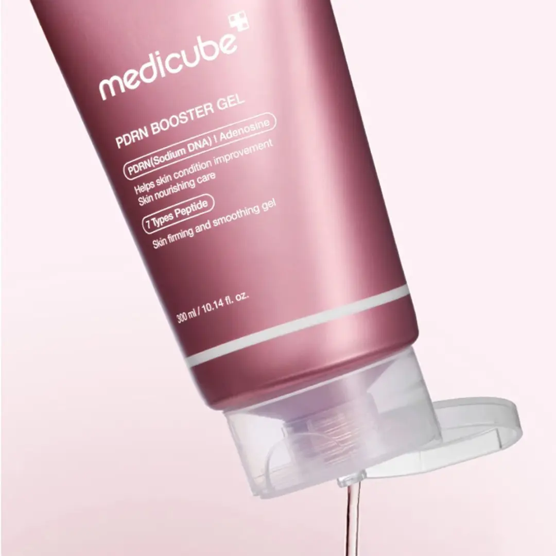 Medicube PDRN Booster Gel 300ml + Pink Collagen Mask 2 Stuks