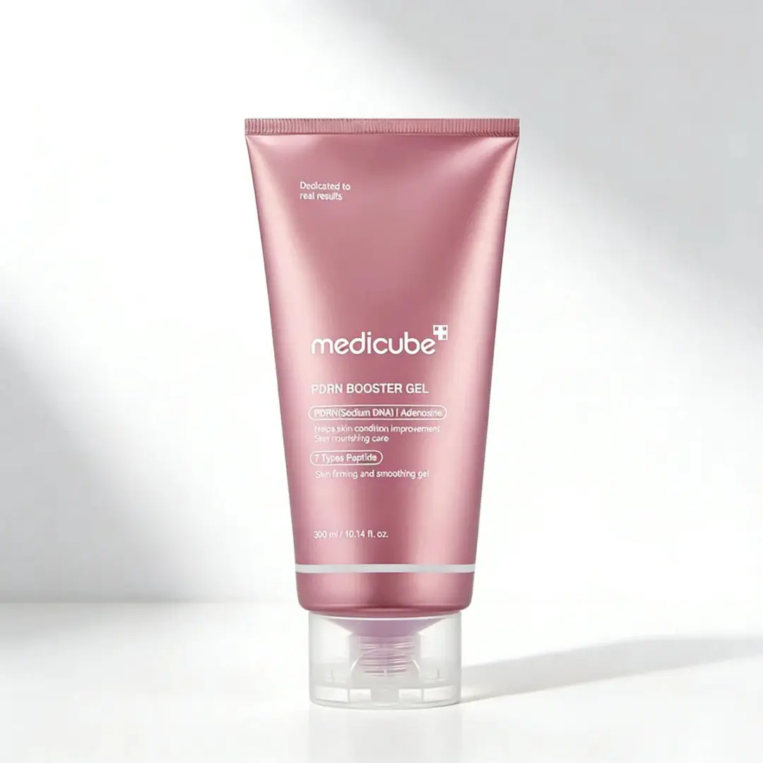 Medicube PDRN Booster Gel 300ml + Pink Collagen Mask 2 Stuks