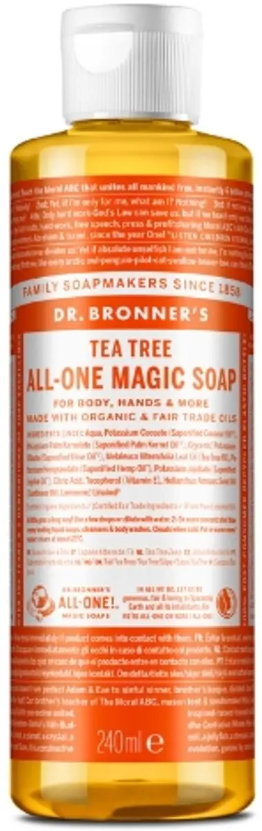 Dr. Bronner's Tea Tree Vloeibare Zeep 240ml
