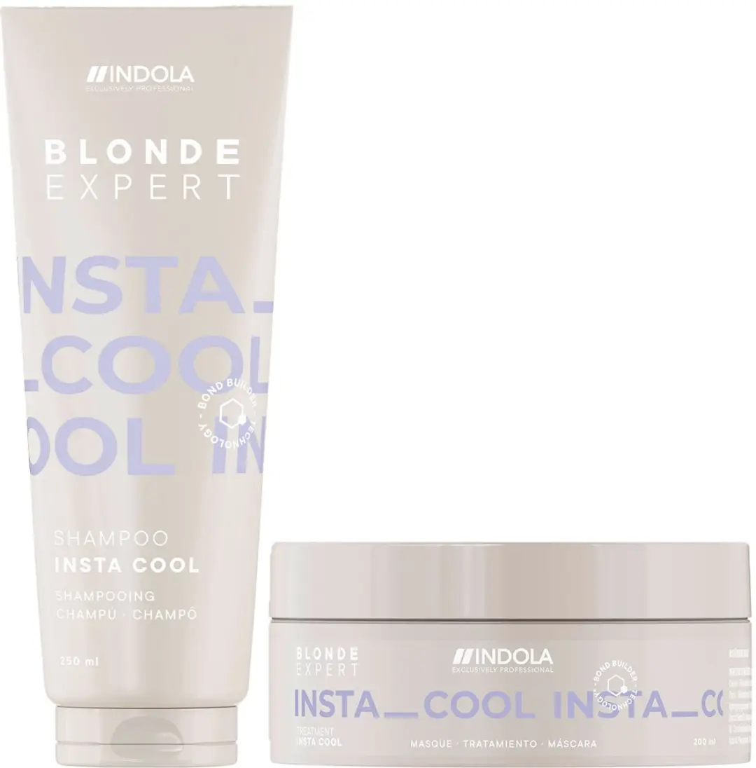 Indola Blonde Expert InstaCool Shampoo & Conditioner Set 200ml