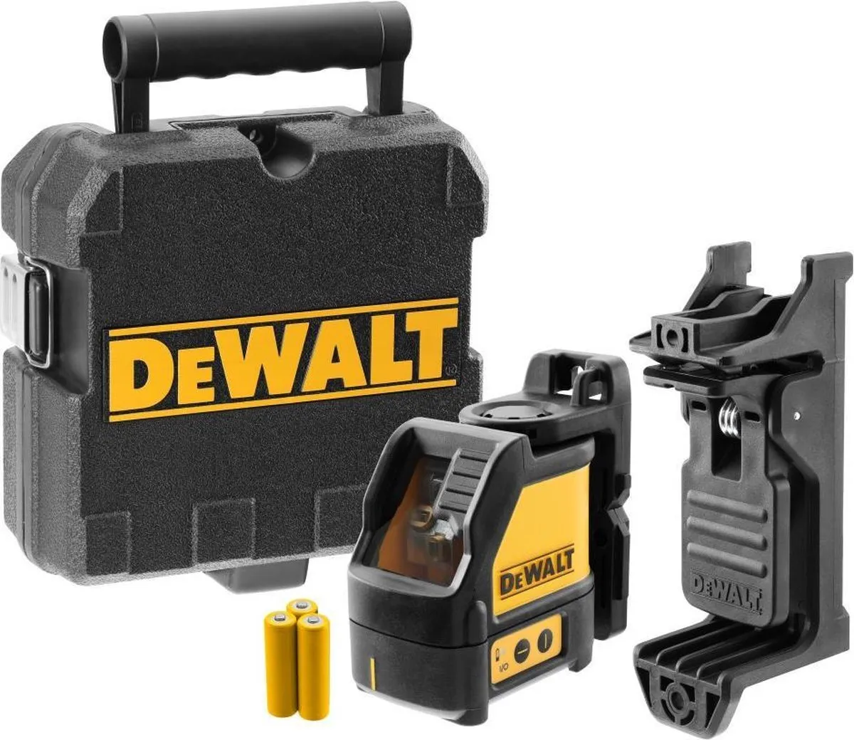 DeWalt DW088K Zelfnivellerende Kruislijnlaser - 2 Stralen - Rood