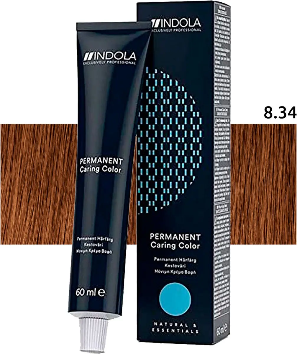 Indola Profession Permanent Caring Color 8.34 60ml