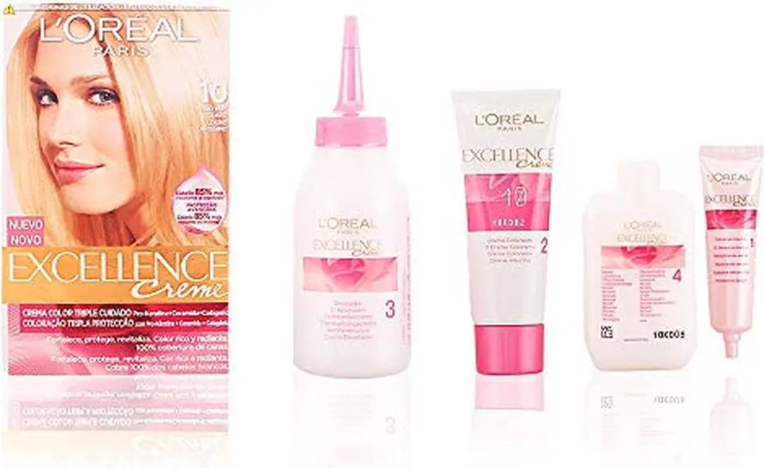 L'Oréal Paris Excellence Permanent #10 Light Blonde 150ml - afbeelding 6 van 6
