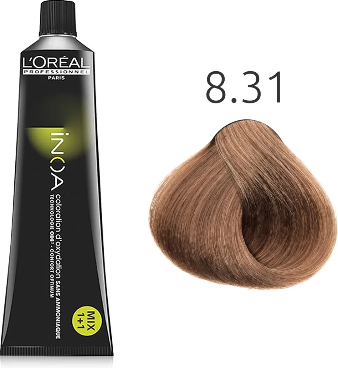 L'Oréal Professionnel iNOA Haarverf 60ml - Kleur 8.31