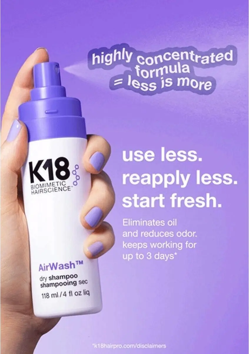 K18 AirWash Droogshampoo 118ml