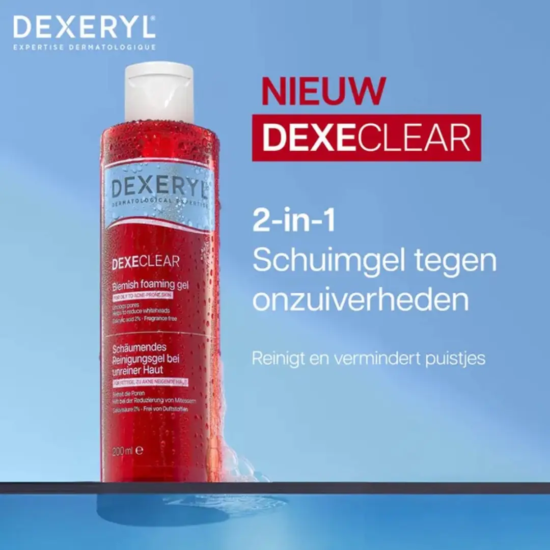 Dexeryl Dexeclear Schuimende Gel 200ml