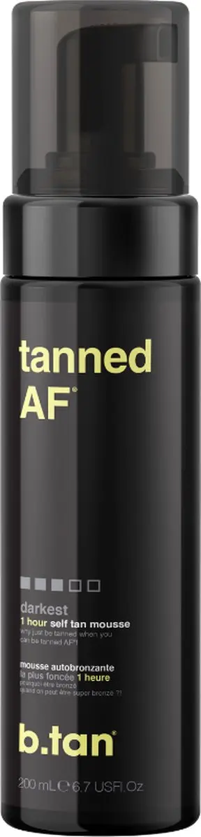 b.tan Tanned AF Zelfbruiningsmousse Donker 200ml