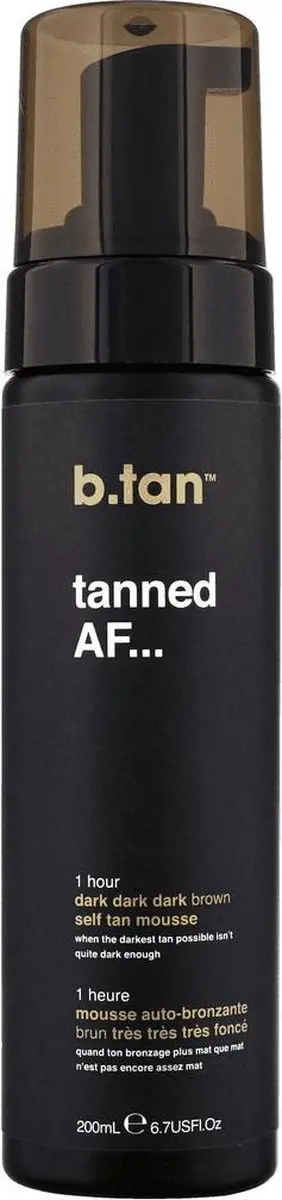 b.tan Tanned AF Zelfbruiningsmousse Donker 200ml