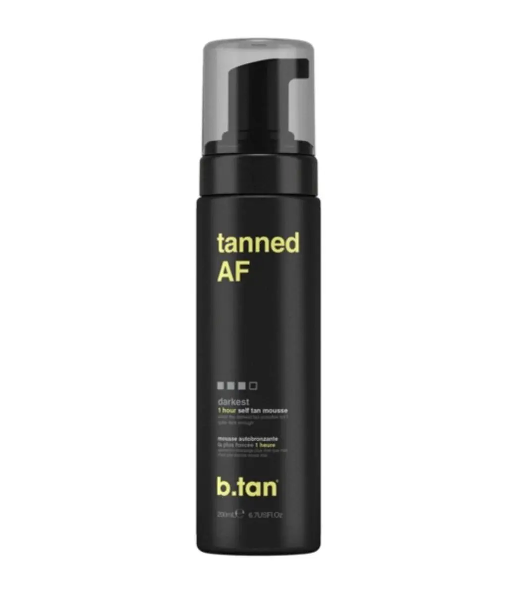 b.tan Tanned AF Zelfbruiningsmousse Donker 200ml