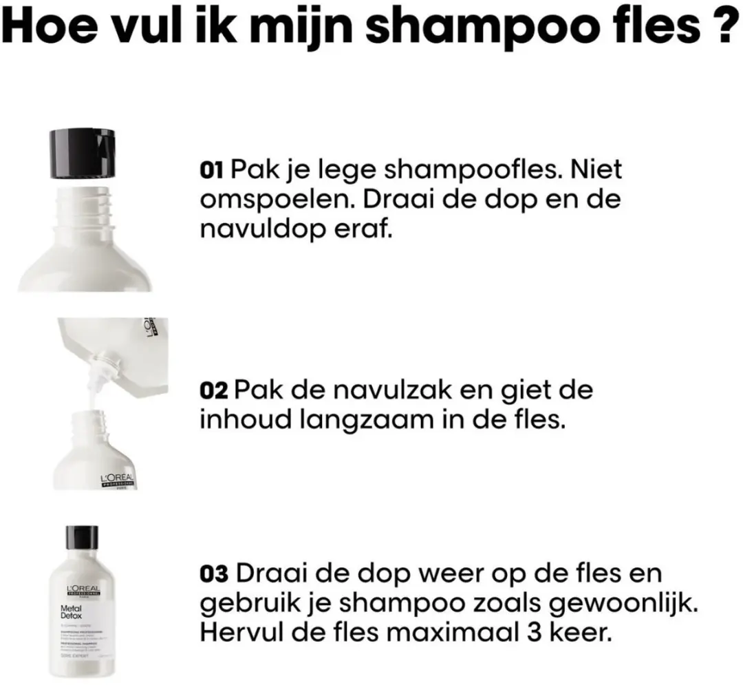 L'Oréal Professionnel Metal Detox Shampoo 500ml - afbeelding 6 van 6