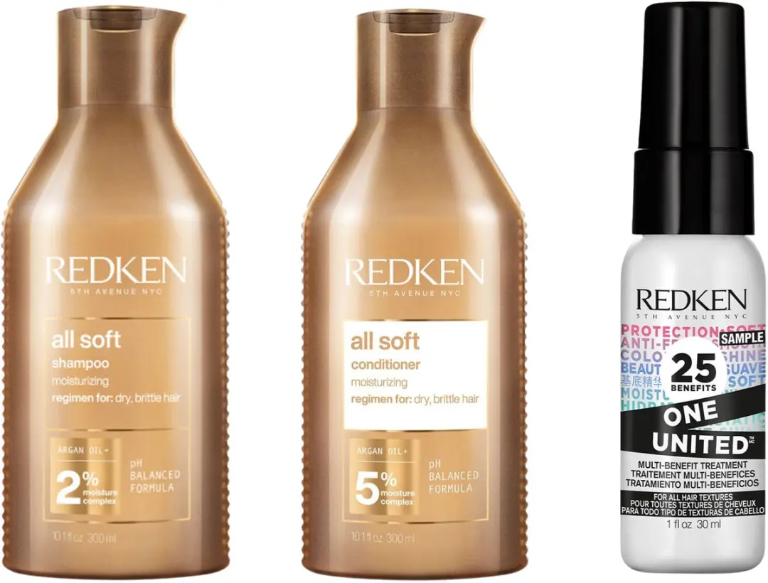 Redken All Soft Duo Shampoo & Conditioner 630ml - afbeelding 6 van 6