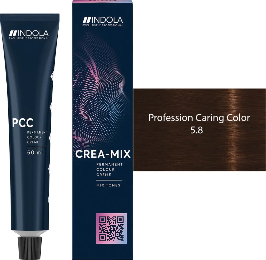 Indola Profession Permanent Caring Color 5.8 Zwart 60ml