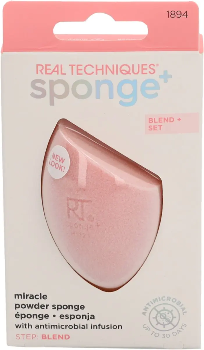 Real Techniques Miracle Powder Sponge - Roze