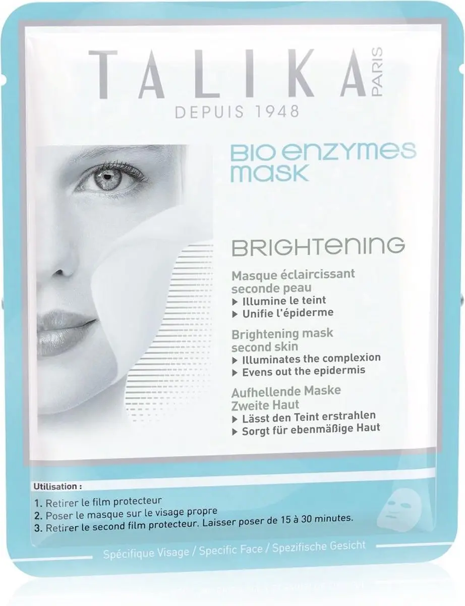 Talika Bio Enzymes Brightening Mask - 1 Stuks - afbeelding 6 van 6