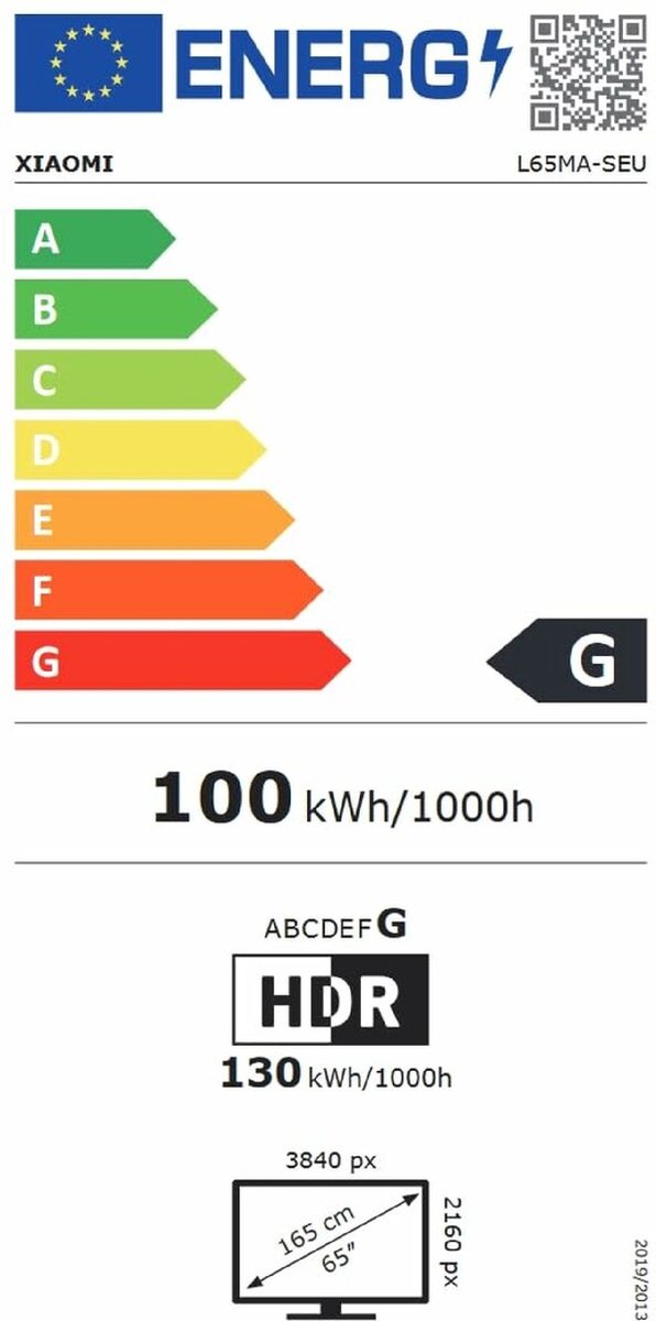 Xiaomi TV A PRO - 65 Inch - 4K QLED TV - 2024