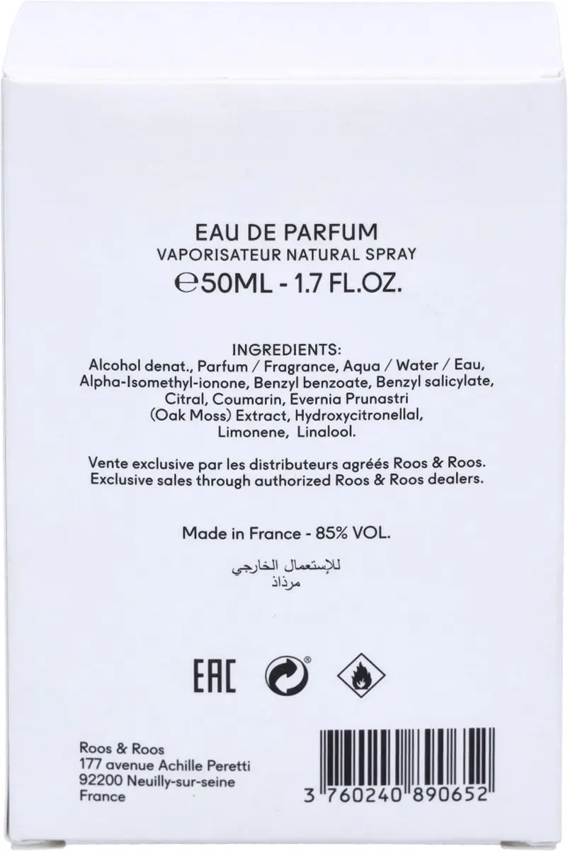ROOS & ROOS Sympathy For The Sun Eau de Parfum 50ml