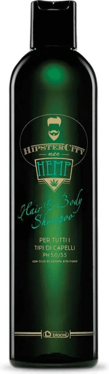 Biacrè Hipster City Man Hemp Haar & Lichaamszeep 350ml
