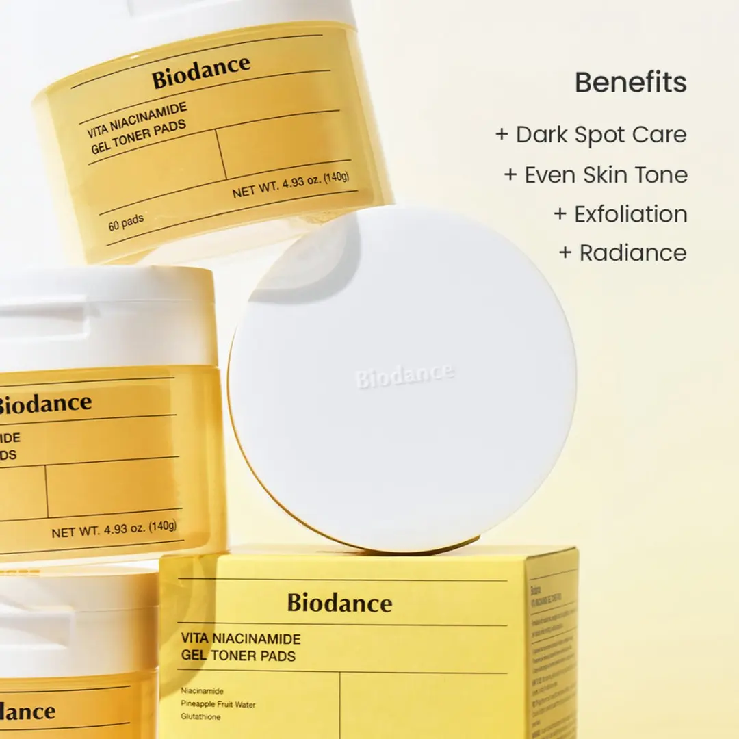 Biodance Vita Niacinamide Gel Toner Pad - 60 Stuks