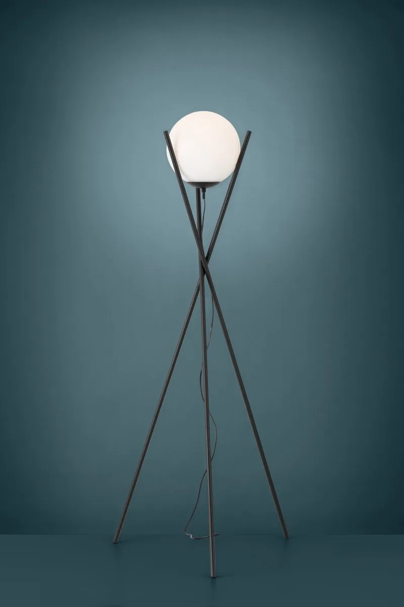 Eglo Salvezinas Staande lamp E27 - 150cm - Zwart/wit
