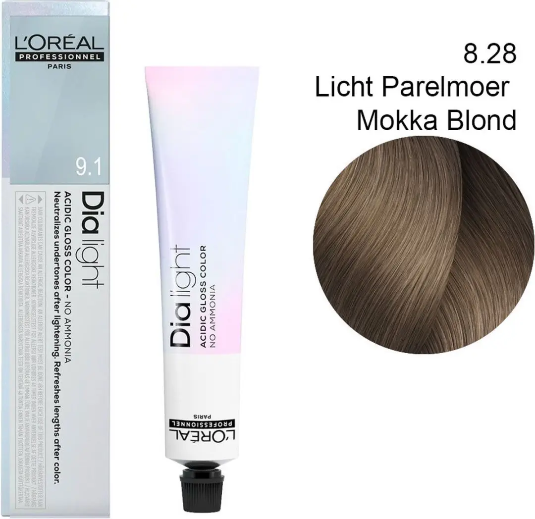 L'Oréal Paris Dia Light 8,28 Kleurspoeling 150ml - Zwart