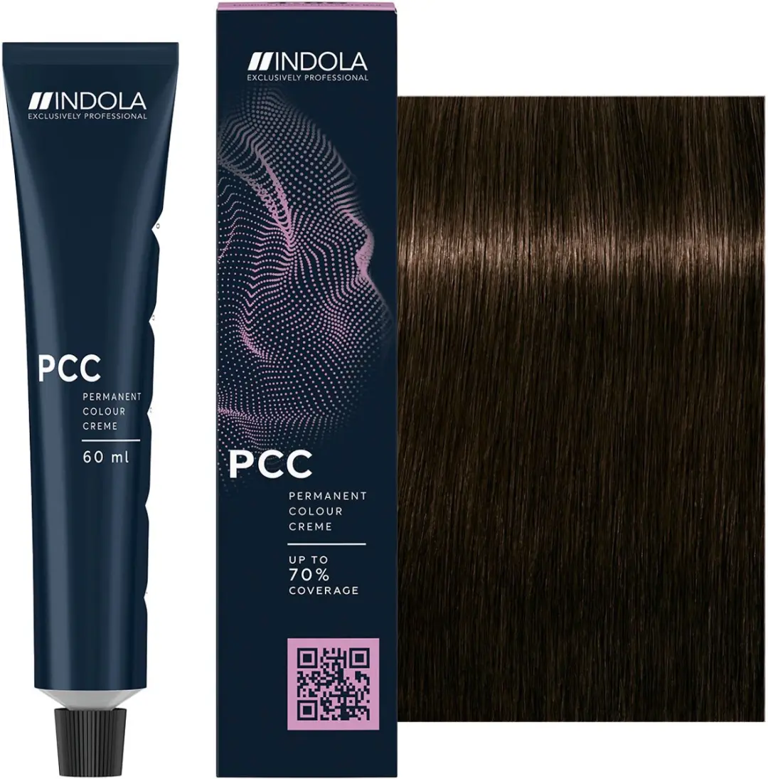 Indola Profession Permanent Caring Color 4.38 60ml - Zwart